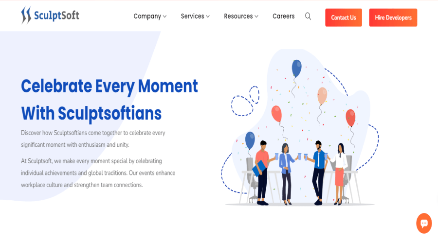 Life at SculptSoft | Vibrant Company Culture & Engaging Work Environment