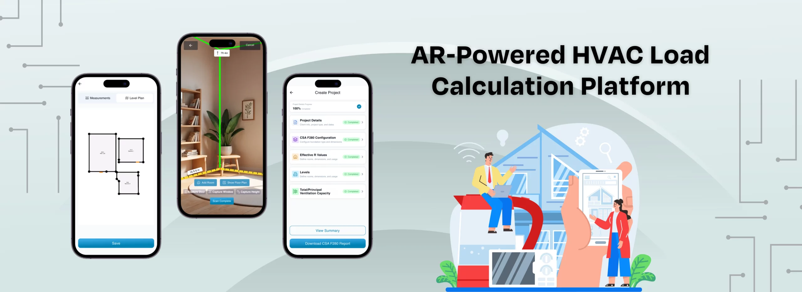 AR-Powered HVAC Load Calculation Platform