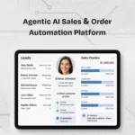 Agentic AI Sales & Order Automation Platform
