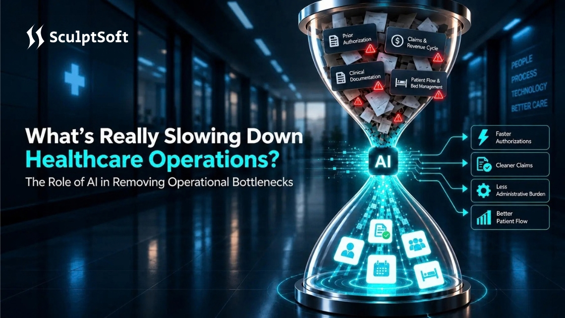 AI in healthcare for reducing operational bottlenecks